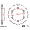 Corona JT SPROCKETS acero estándar 1791 - Paso 525 - motoscamaralweb.com