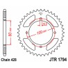 Corona JT SPROCKETS acero estándar 1794 - Paso 428 - motoscamaralweb.com