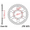 Corona JT 1875 de acero con 48 dientes - motoscamaralweb.com