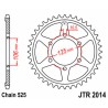 Corona JT SPROCKETS acero estándar 2014 - Paso 525 - motoscamaralweb.com