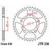 Corona JT 336 de acero con 35 dientes - motoscamaralweb.com