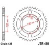 Corona JT 469 de acero con 53 dientes - motoscamaralweb.com