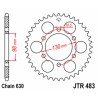 Corona JT SPROCKETS acero estándar 483 - Paso 630 - motoscamaralweb.com