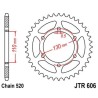 Corona JT 606 de acero con 43 dientes - motoscamaralweb.com