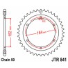 Corona JT SPROCKETS acero estándar 841 - Paso 530 - motoscamaralweb.com