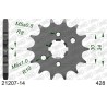 Piñón AFAM acero estándar 21207 - Paso 428 - motoscamaralweb.com