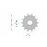 Piñón AFAM acero estándar 21309 - Paso 520 - motoscamaralweb.com