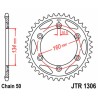 Corona JT 1306 de acero con 43 dientes - motoscamaralweb.com