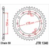 Corona JT SPROCKETS acero estándar 1340 - Paso 530 - motoscamaralweb.com