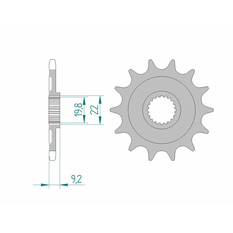 Piñón AFAM acero autolimpiable 24305 - Paso 520 - motoscamaralweb.com Piñón AFAM acero autolimpiable 24305 - Paso 520 - motoscamaralweb.com