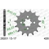 Piñón AFAM acero estándar 28201 - Paso 428 - motoscamaralweb.com
