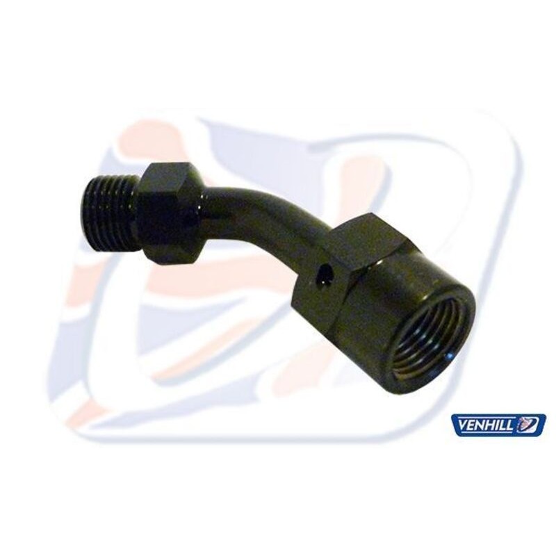 Conector 45° Venhill negro - motoscamaralweb.com Conector 45° Venhill negro - motoscamaralweb.com