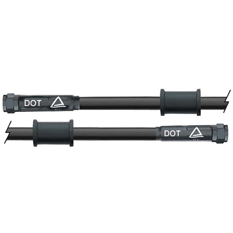 Latiguillo metálico negro Venhill 1100mm tuercas negras - motoscamaralweb.com Latiguillo metálico negro Venhill 1100mm tuercas negras - motoscamaralweb.com