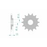 Piñón AFAM acero estándar 73303 - Paso 520 - motoscamaralweb.com