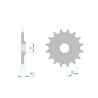 Piñón AFAM acero autolimpiable 94120 - Paso 420 - motoscamaralweb.com