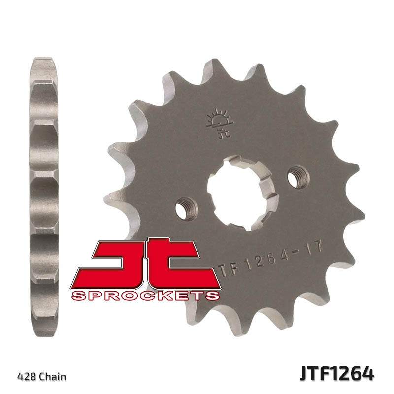 Piñón JT SPROCKETS acero estándar 1264 - Paso 428 - motoscamaralweb.com Piñón JT SPROCKETS acero estándar 1264 - Paso 428 - motoscamaralweb.com