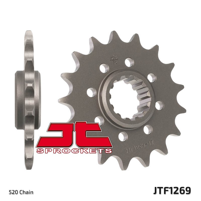 Piñón JT SPROCKETS acero estándar 1269 - Paso 520 - motoscamaralweb.com Piñón JT SPROCKETS acero estándar 1269 - Paso 520 - motoscamaralweb.com