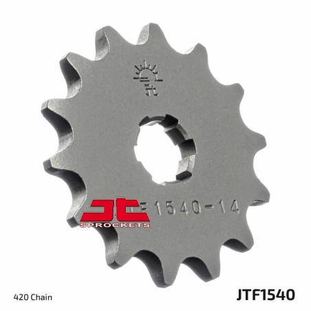 Piñon de acero JT 1540 14 dientes - motoscamaralweb.com
