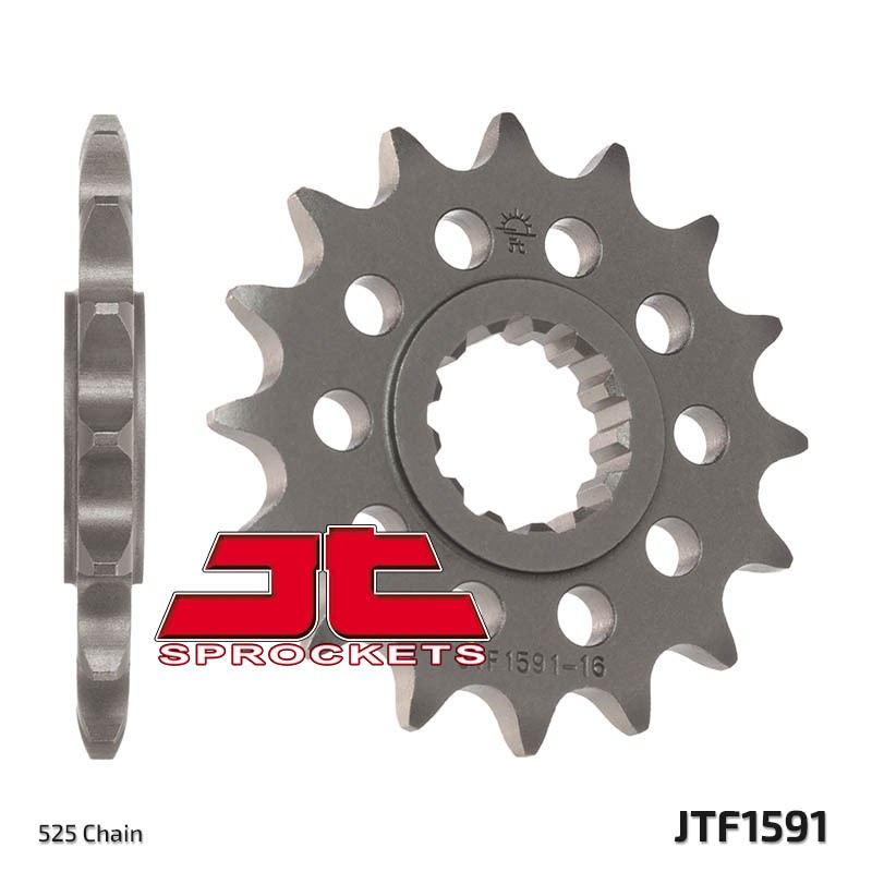 Piñón JT SPROCKETS acero estándar 1591 - Paso 525 - motoscamaralweb.com Piñón JT SPROCKETS acero estándar 1591 - Paso 525 - motoscamaralweb.com