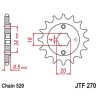 Piñón JT 270 de acero con 12 dientes GOES 125 / Honda 125 - motoscamaralweb.com