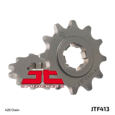 Piñón JT SPROCKETS acero estándar 413 - Paso 420 - motoscamaralweb.com