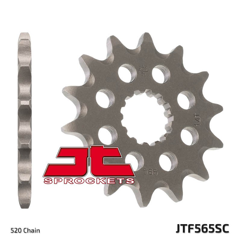 Piñón JT SPROCKETS acero autolimpiable 565 - Paso 520 - motoscamaralweb.com Piñón JT SPROCKETS acero autolimpiable 565 - Paso 520 - motoscamaralweb.com