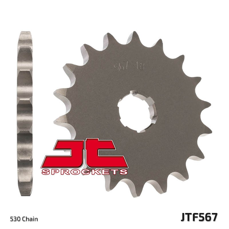 Piñón JT SPROCKETS acero estándar 567 - Paso 530 - motoscamaralweb.com Piñón JT SPROCKETS acero estándar 567 - Paso 530 - motoscamaralweb.com