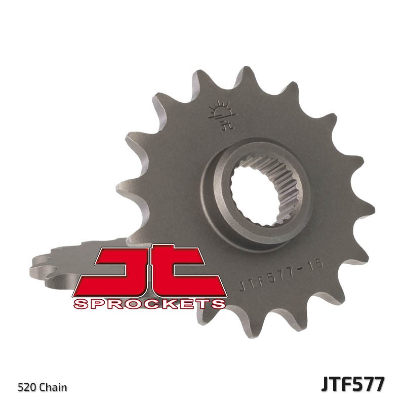 Piñón JT SPROCKETS acero estándar 577 - Paso 520 - motoscamaralweb.com Piñón JT SPROCKETS acero estándar 577 - Paso 520 - motoscamaralweb.com
