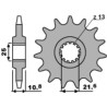 Piñón PBR acero estándar 2086 - 525 - motoscamaralweb.com