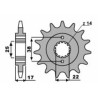 Piñón PBR acero estándar 2094 - 520 - motoscamaralweb.com