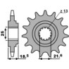 Piñón PBR acero estándar 2119 - 520 - motoscamaralweb.com