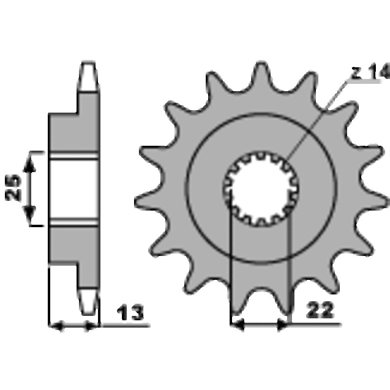 Piñón PBR acero estándar 2201 - Paso 525 - motoscamaralweb.com Piñón PBR acero estándar 2201 - Paso 525 - motoscamaralweb.com
