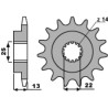 Piñón PBR acero estándar 2201 - Paso 525 - motoscamaralweb.com