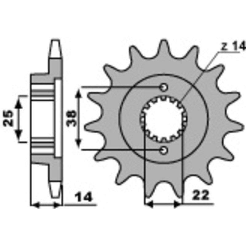 Piñón PBR acero estándar 497 - 530 - motoscamaralweb.com Piñón PBR acero estándar 497 - 530 - motoscamaralweb.com