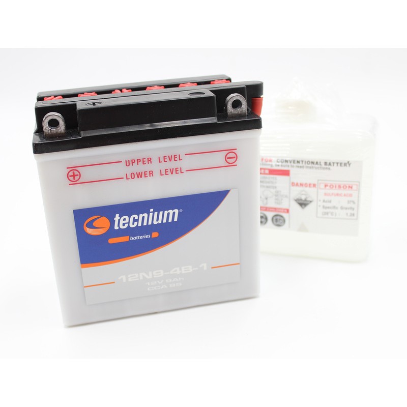 Batería TECNIUM 12N9-4B1 fresh pack - motoscamaralweb.com Batería TECNIUM 12N9-4B1 fresh pack - motoscamaralweb.com