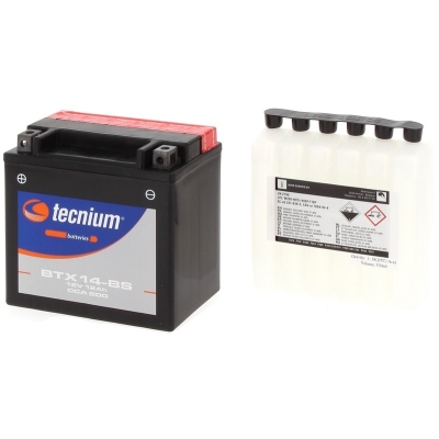 Batería TECNIUM BTX14-BS - motoscamaralweb.com