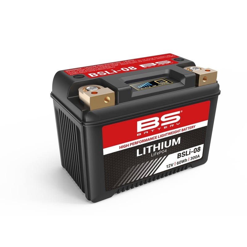 Batería de litio BS BATTERY BSLI-08 - motoscamaralweb.com Batería de litio BS BATTERY BSLI-08 - motoscamaralweb.com
