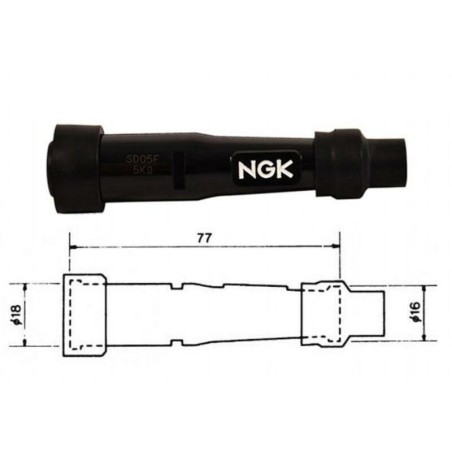Pipa Bujía NGK SB10E - motoscamaralweb.com