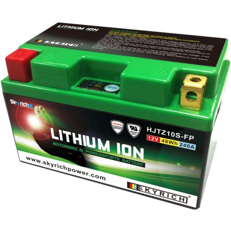 Batería de litio Skyrich LITZ10S (Con indicador de carga) - motoscamaralweb.com