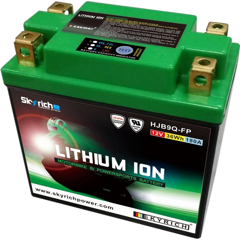 Batería de litio SKYRICH - LIB9 - motoscamaralweb.com Batería de litio SKYRICH - LIB9 - motoscamaralweb.com