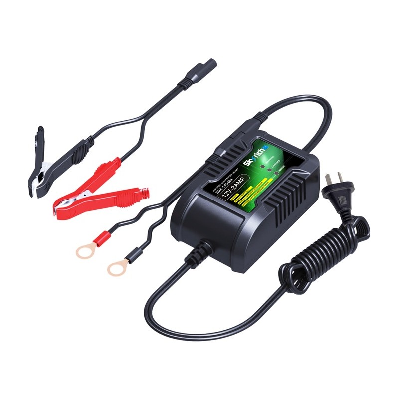 Cargador Skyrich inteligente para baterias de litio 12V / 2A - motoscamaralweb.com Cargador Skyrich inteligente para baterias de litio 12V / 2A - motoscamaralweb.com