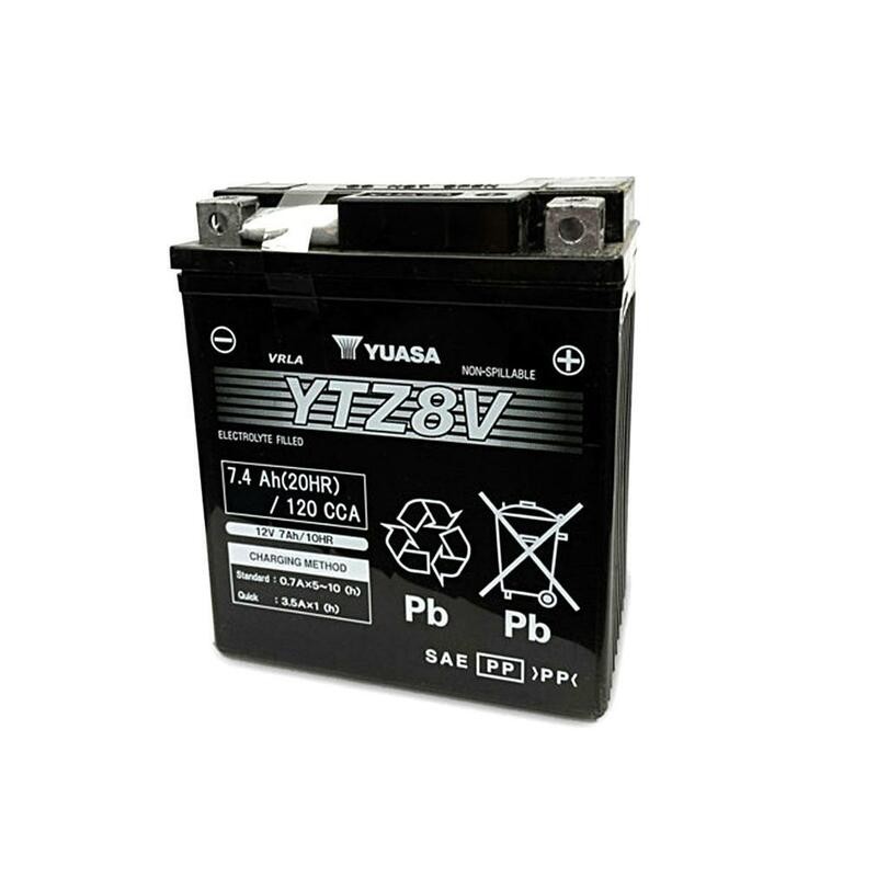Yuasa battery YTZ8V Wet charged (cargada y activada) - motoscamaralweb.com Yuasa battery YTZ8V Wet charged (cargada y activada) - motoscamaralweb.com