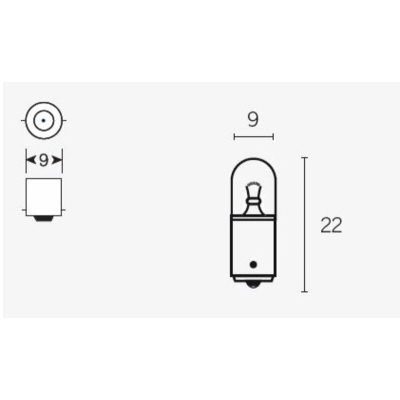 Lámpara V PARTS posición 6V 4W - 10 uds - motoscamaralweb.com