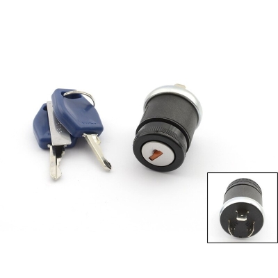 Cerradura contacto standart 3 bornes - motoscamaralweb.com
