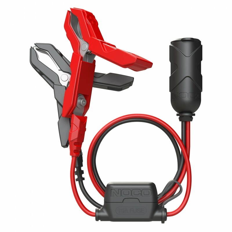 Adaptador NOCO para enchufe de 12 V. con pinzas de batería - motoscamaralweb.com Adaptador NOCO para enchufe de 12 V. con pinzas de batería - motoscamaralweb.com