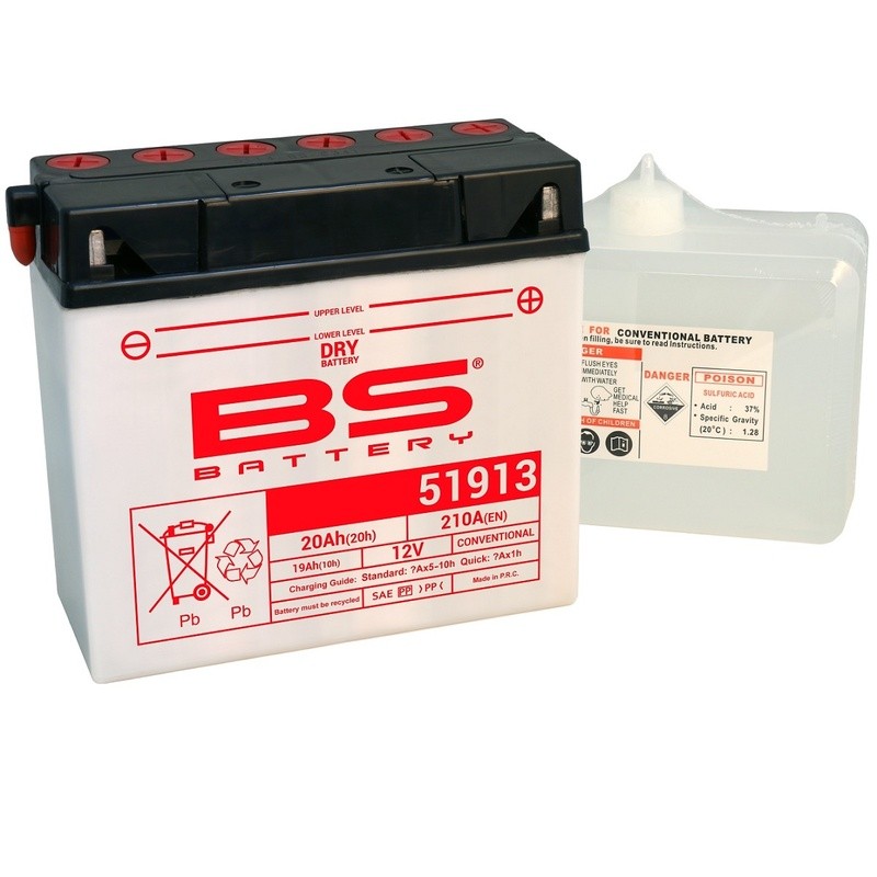 Batería BS BATTERY 51913 (Fresh Pack) - motoscamaralweb.com Batería BS BATTERY 51913 (Fresh Pack) - motoscamaralweb.com