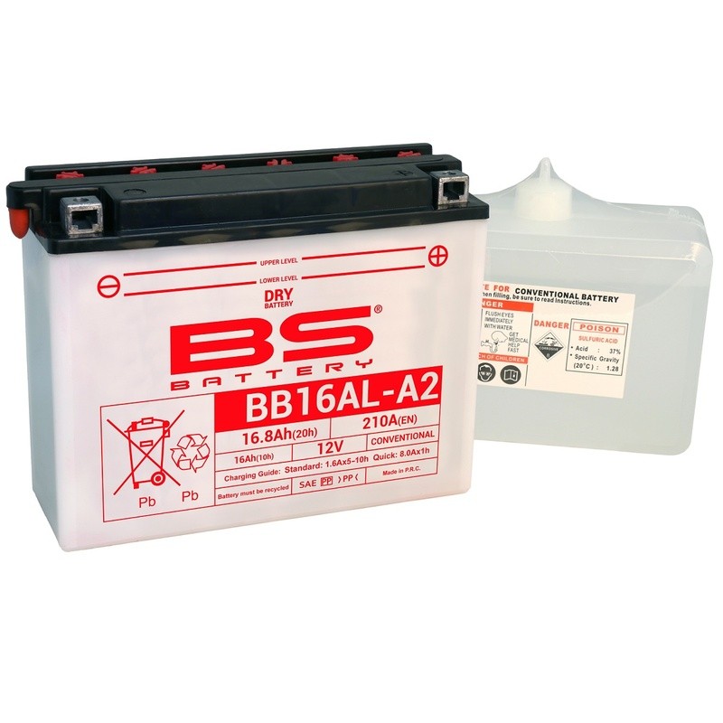 Batería BS BATTERY BB16AL-A2 - motoscamaralweb.com Batería BS BATTERY BB16AL-A2 - motoscamaralweb.com