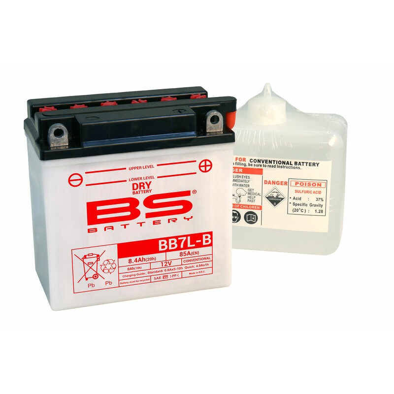 Batería BS BATTERY BB7L-B (Fresh Pack) - motoscamaralweb.com Batería BS BATTERY BB7L-B (Fresh Pack) - motoscamaralweb.com
