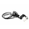Botón Stop TECNIUM racing negro - motoscamaralweb.com