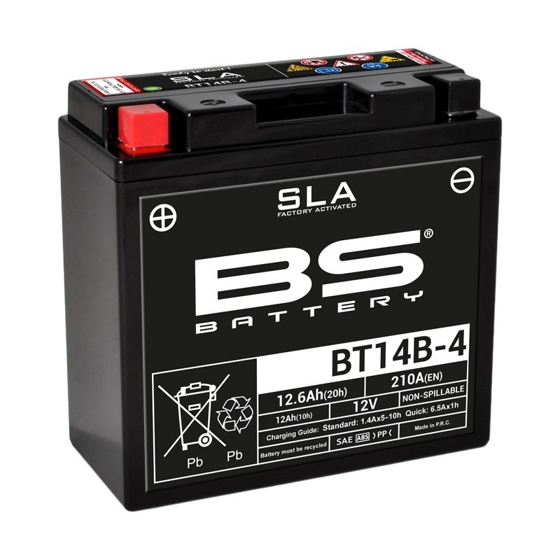 Batería BS BATTERY SLA BT14B-4 (FA) - motoscamaralweb.com Batería BS BATTERY SLA BT14B-4 (FA) - motoscamaralweb.com